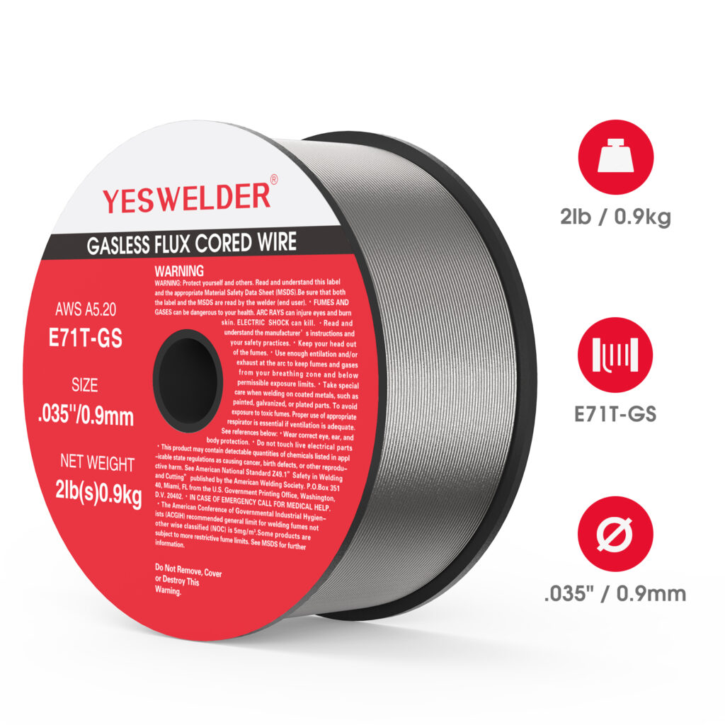 YesWelder Mild Steel Gasless Flux Cored Wire