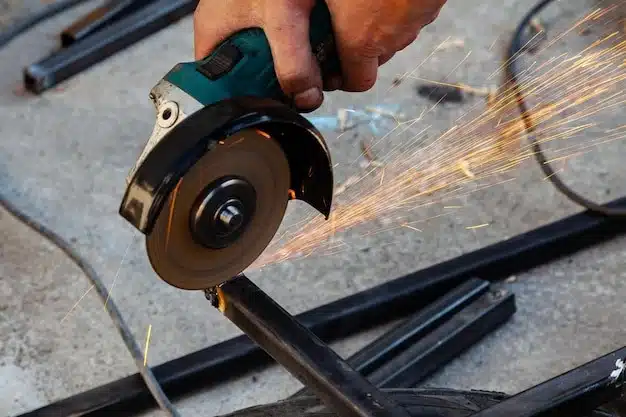 An Angle Grinder