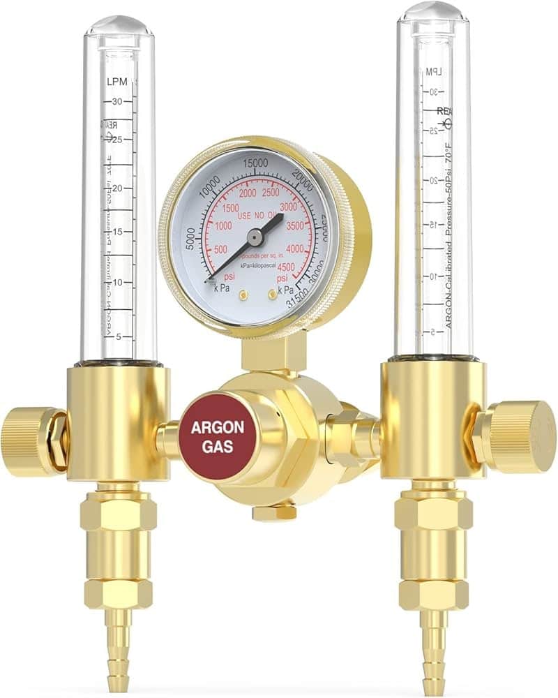 YesWelder Dual Argon Regulator