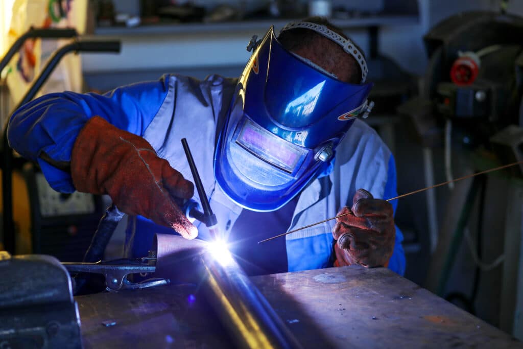 TIG welding aluminum