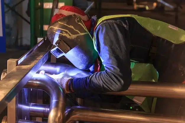 Field welding with a TIG welder