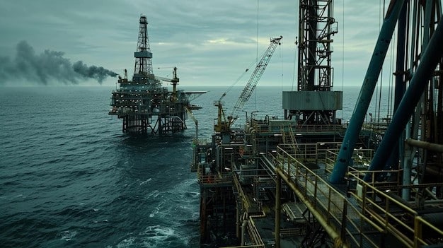 Offshore oil platforms