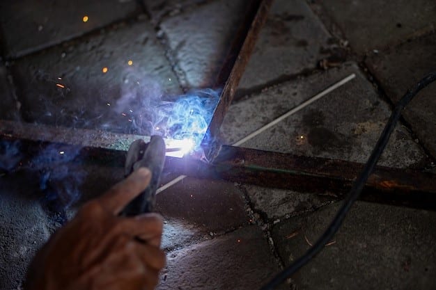 Stick welding with the right position